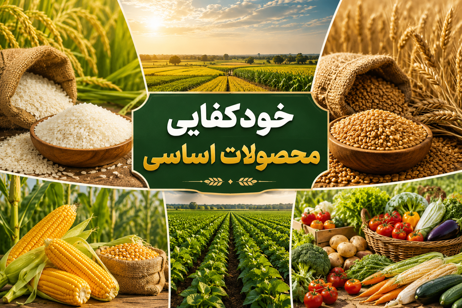 خودکفایی محصولات کشاورزی